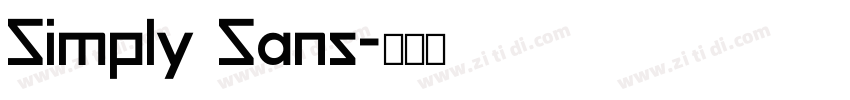 Simply Sans字体转换